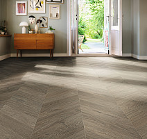 Haro Chevron 8мм 545182 Дуб Серый Шеврон фото 2 | FLOORDEALER